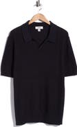 JASON WU Johnny Collar Textured Cotton & Cashmere Blend Knit Polo