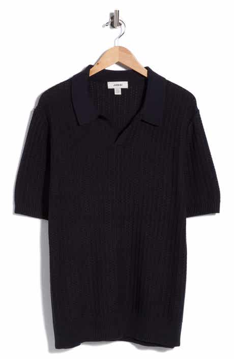 JASON WU Johnny Collar Textured Cotton & Cashmere Blend Knit Polo