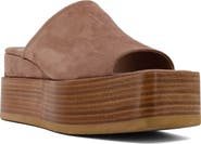 SHUSHOP Karlie Platform Slide Sandal