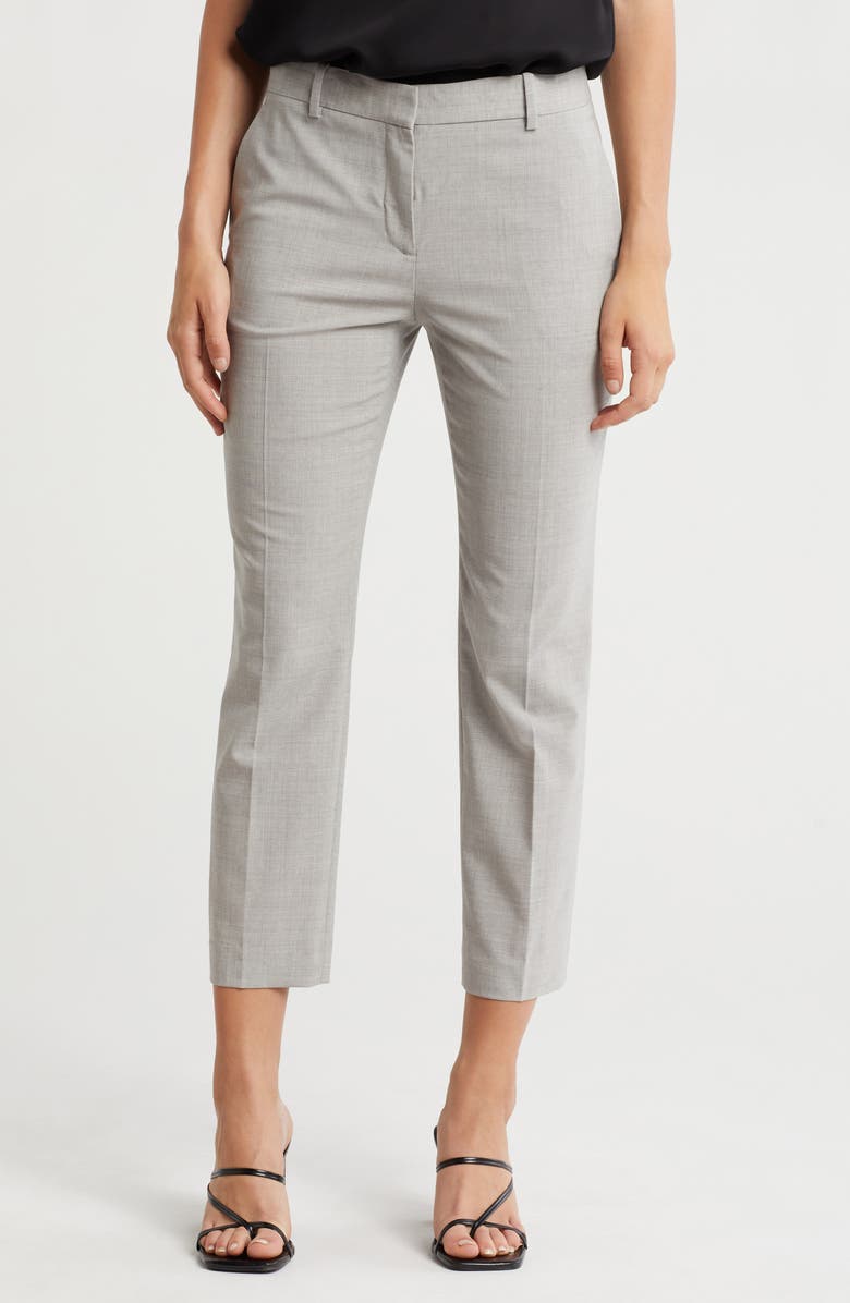 Theory Treeca Stretch Wool Pants, Main, color,