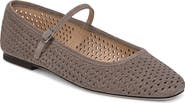 Veronica Beard Ellie Perforated Mary Jane Ballet Flat