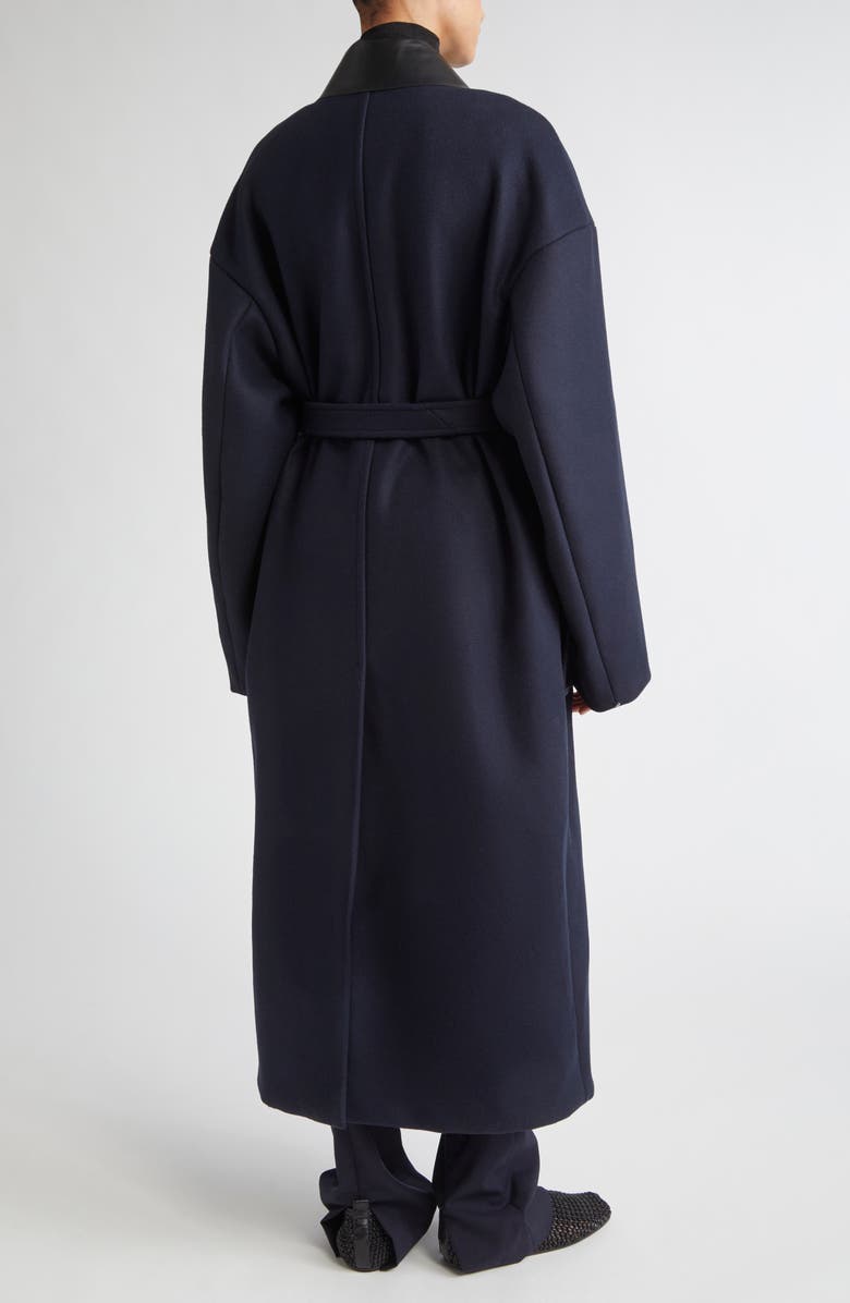 SPORTMAX Gene Wool Belted Coat, Alternate, color, Midnight Blue