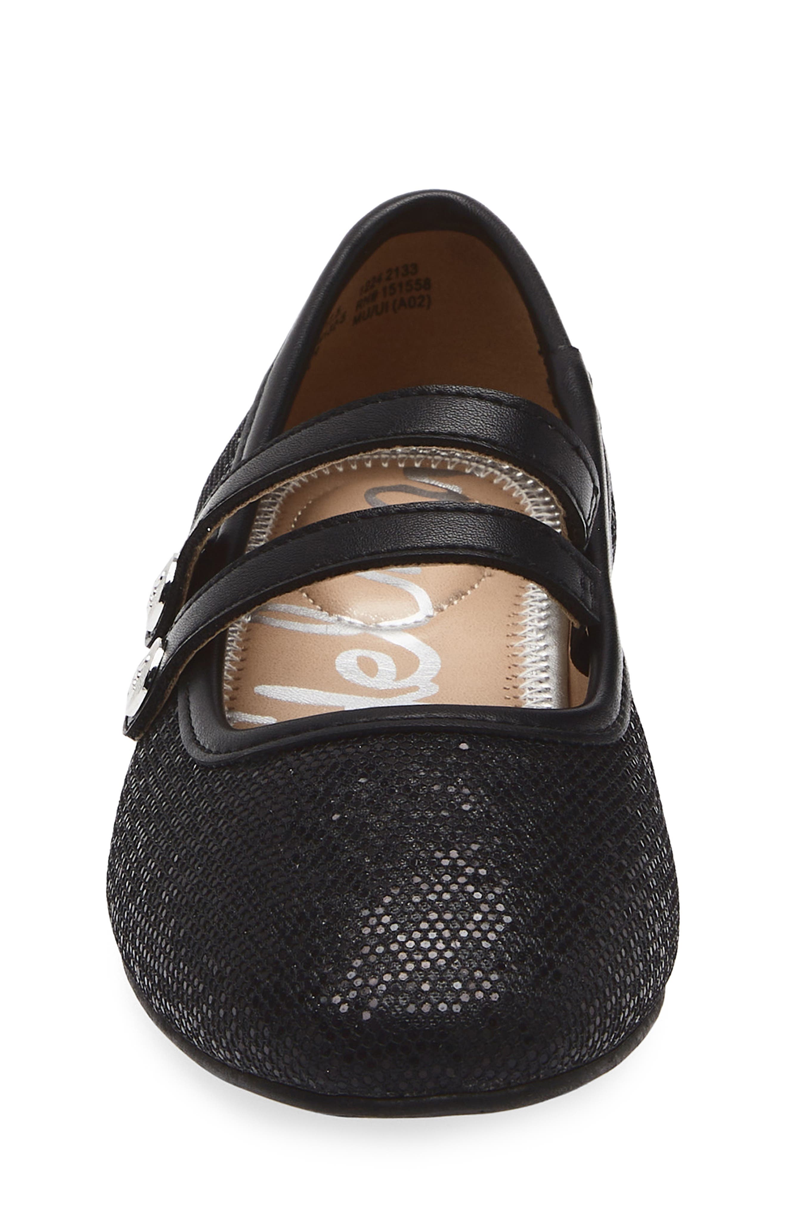 Sam Edelman Kids' Maeve Button Mary Jane Flat, Alternate, color, Black