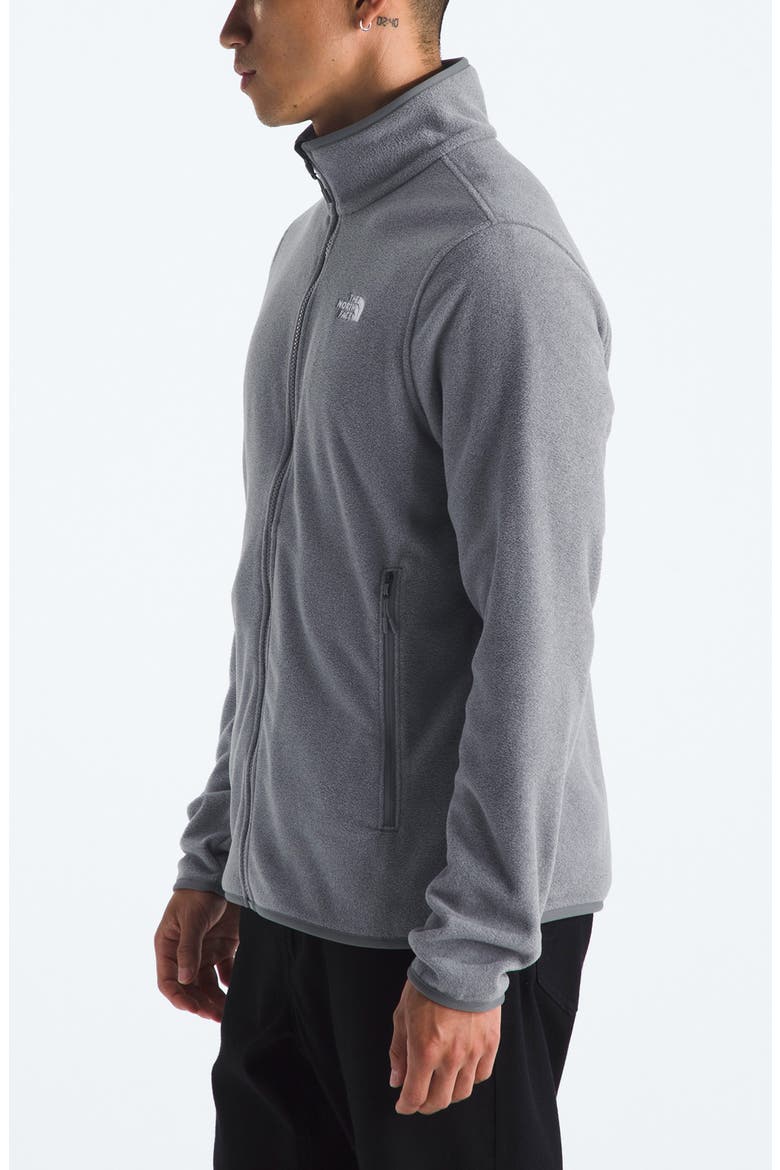 Glacier Fleece Jacket, Alternate, color, TNF MID GREY HEATHER