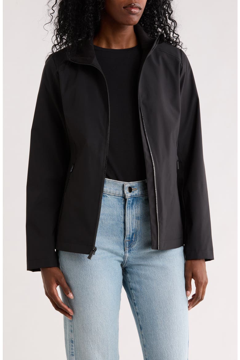 Zip Front Jacket, Alternate, color, BLACK