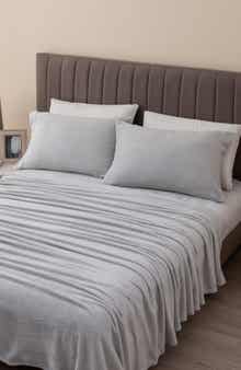 Woven & Weft Solid Plush Velour Sheet Set