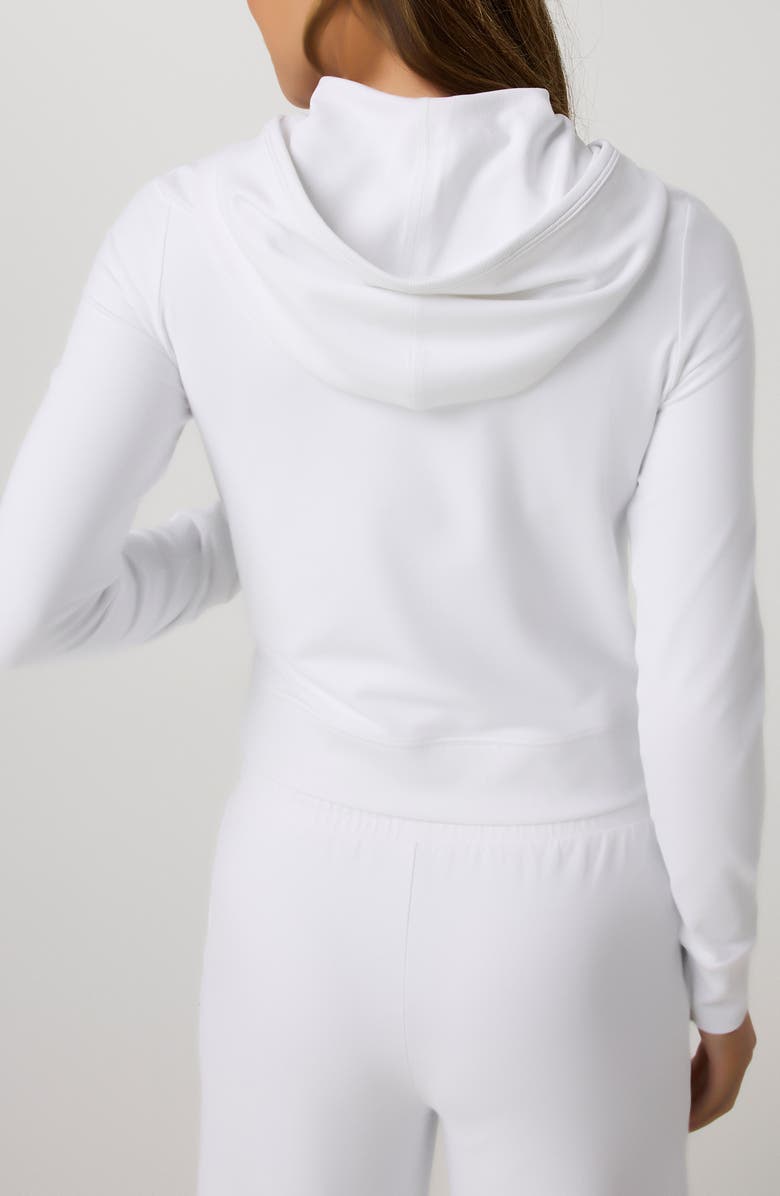 Vuori Halo Mini Full Zip Hoodie, Alternate, color, White