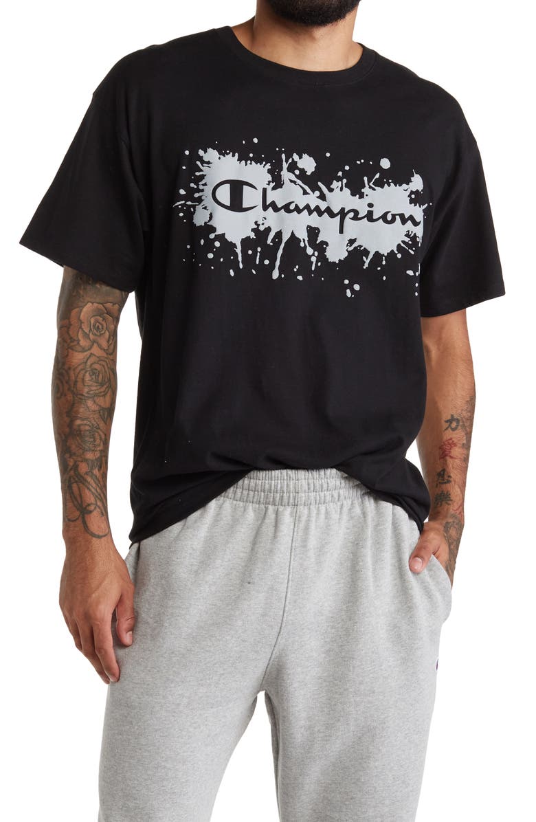 Champion Classic Cotton Graphic T-Shirt, Main, color, 