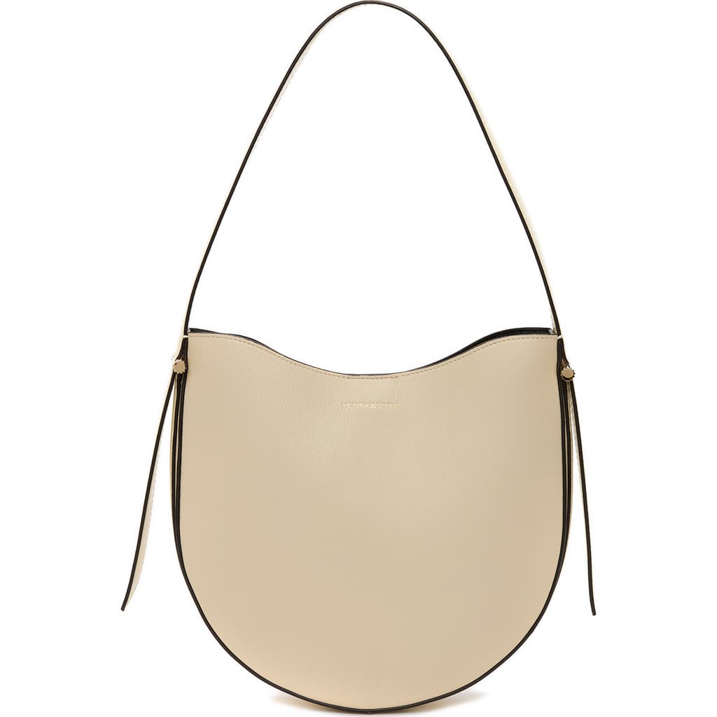 Victoria Beckham Dia Leather Shoulder Bag In Ivory