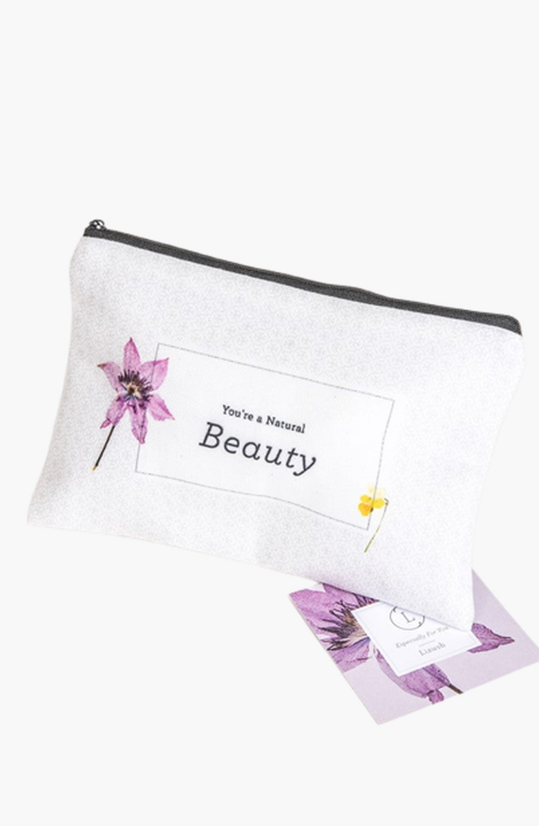 Lizush Breast Cancer Awareness Gift Box - Hope for a Warrior, a Survivor, a Mother - Support Care Pamper Package - Natural Lavender Bath & Body Relaxing Package, Alternate, color, Lavender