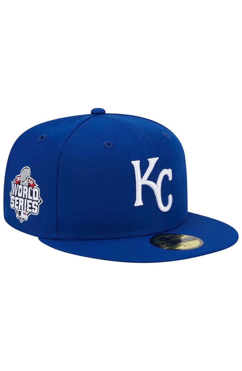 New Era Men's New Era Royal Kansas City Royals  2015 World Series Team Color 59FIFTY Fitted Hat, Alternate, color, 