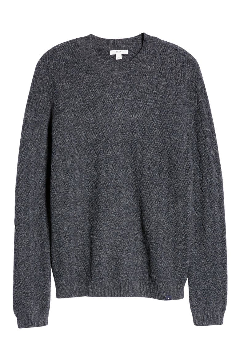 Rick Lambswool Blend Crewneck Sweater, Alternate, color, FJORD