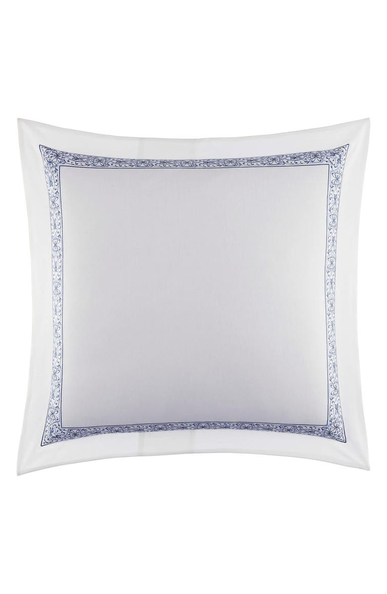 Laura Ashley Throw Pillow, Main, color, China Blue