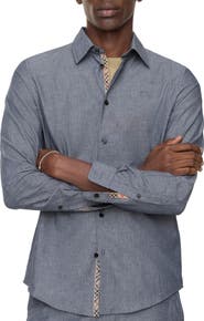 Burberry Regular Fit Cotton Blend Shirt