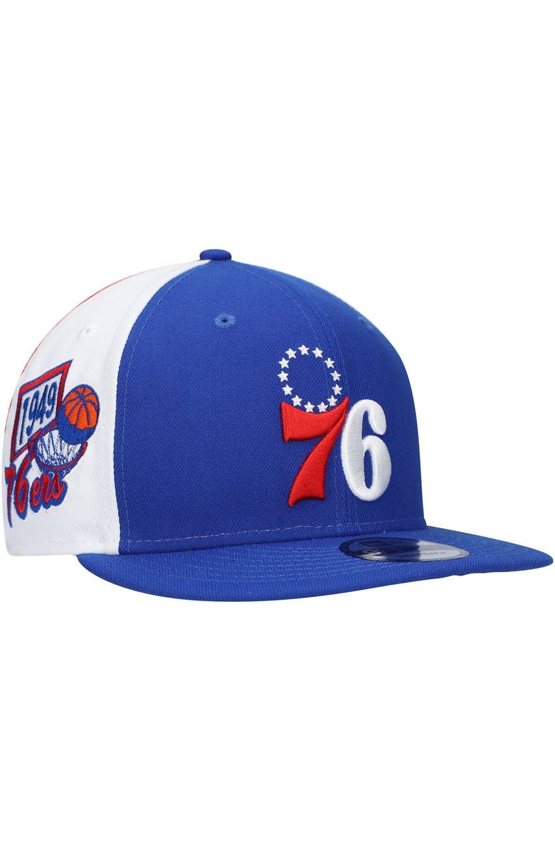 New Era Men's New Era Royal Philadelphia 76ers Pop Panels 9FIFTY Snapback Hat, Main, color, Royal