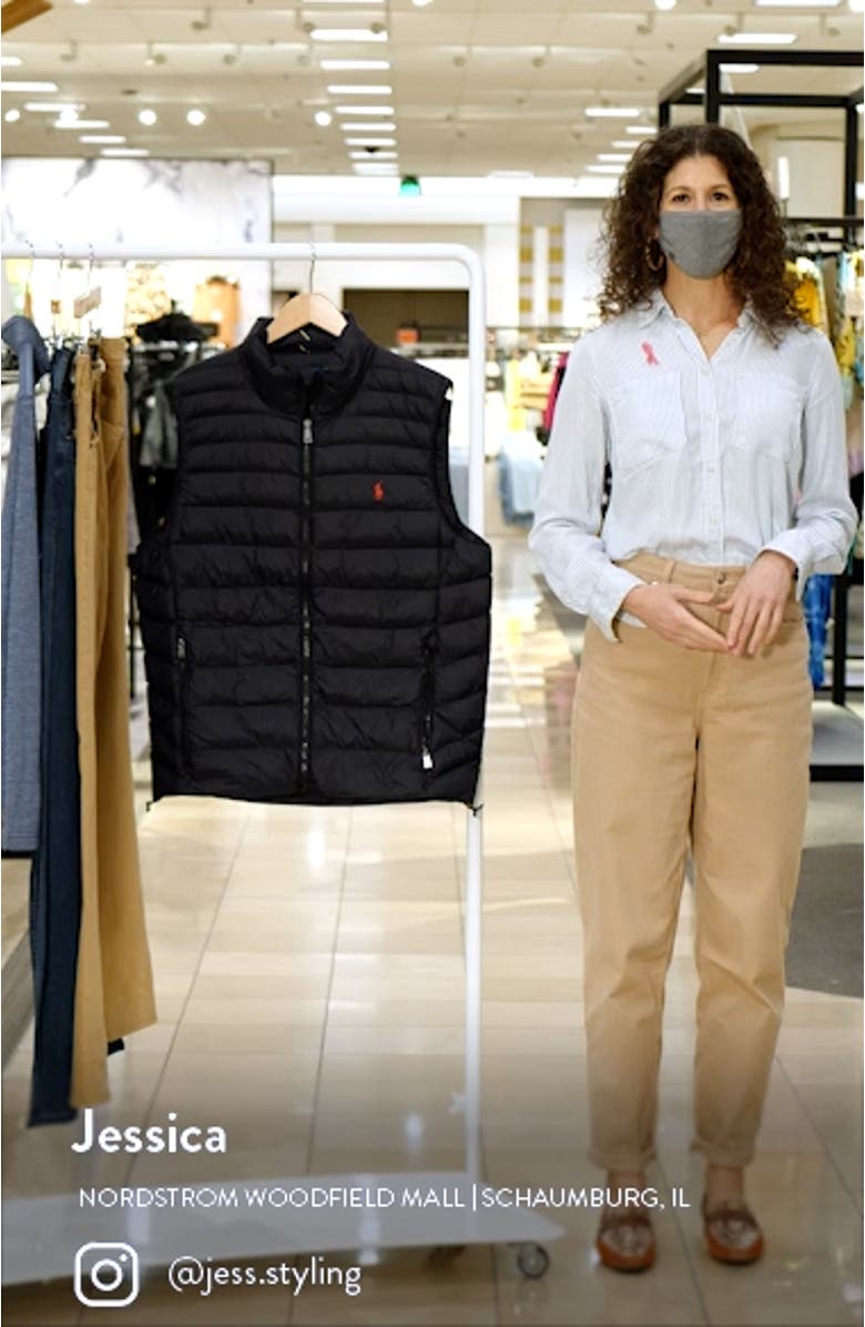 Packable Recycled Nylon Vest, sales video thumbnail