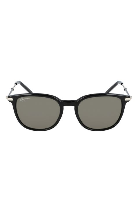 Salvatore Ferragamo 52mm Round Sunglasses