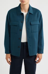 Theory Clyfford Wool & Cashmere Shirt Jacket