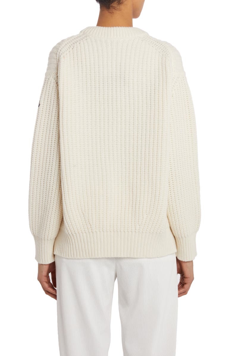 Moncler Chunky Wool Sweater, Alternate, color,