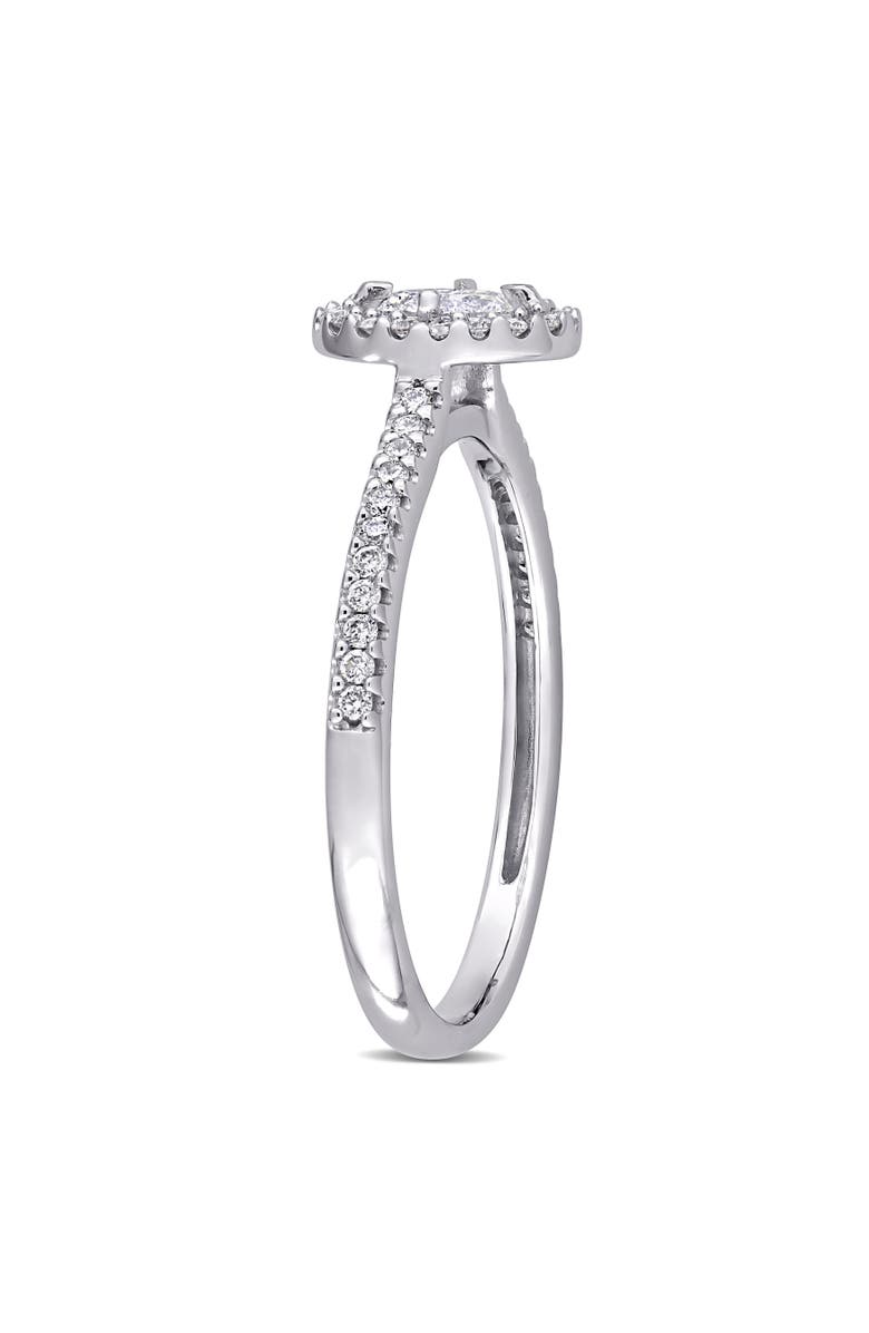Julianna B. Diamond Floating Halo Engagement Ring 14k, Alternate, color, 14K White Gold
