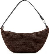 AllSaints Micro Luna Raffia Bag