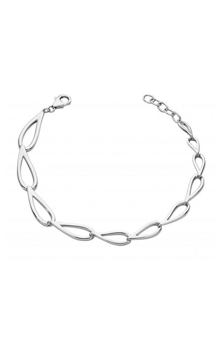 Lucy Quartermaine Petal Bracelet, Main, color, Sterling Silver