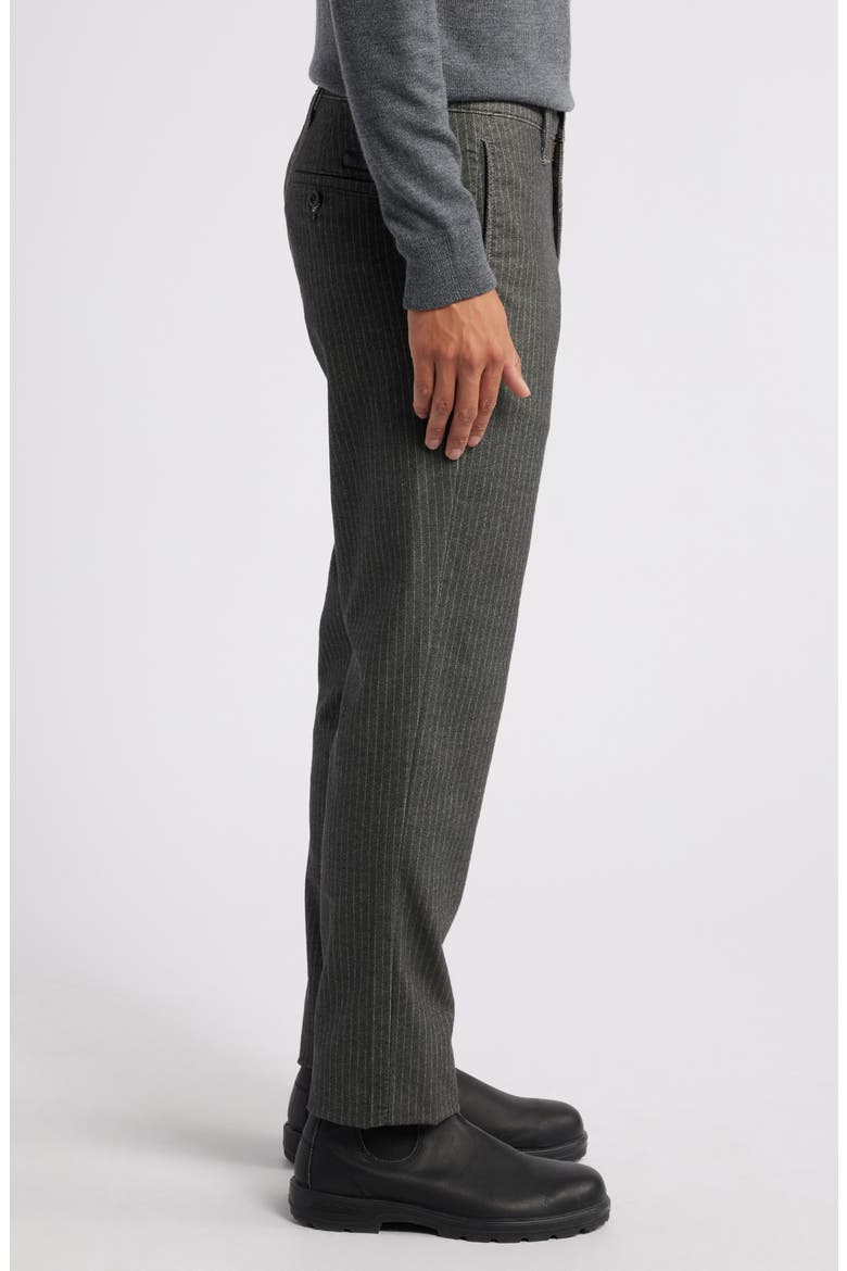 Kullen Brushed Cotton Blend Straight Leg Pants, Alternate, color, CAMBER GREY MULTI