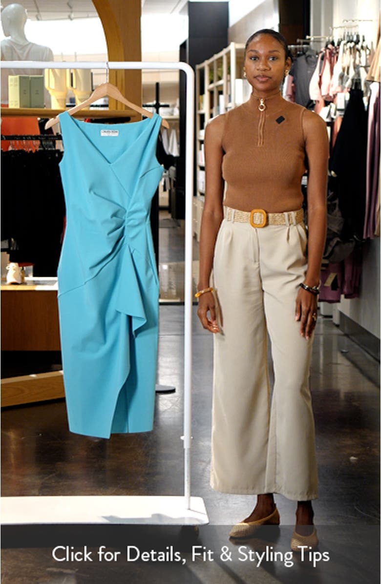 Kloty Ruched Midi Dress, sales video thumbnail