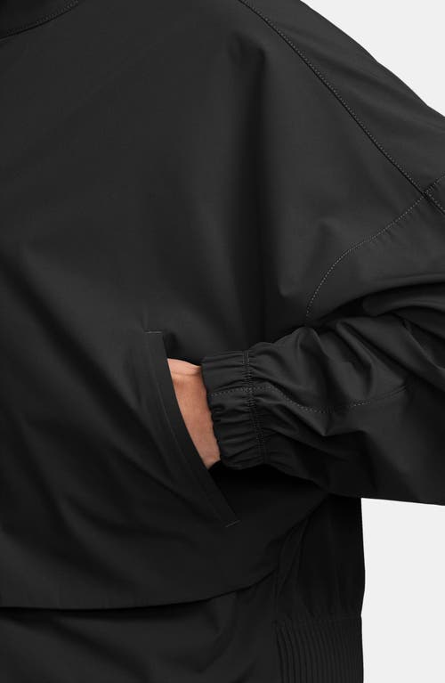 Nike Dri-fit Oversize Zip Jacket In Black