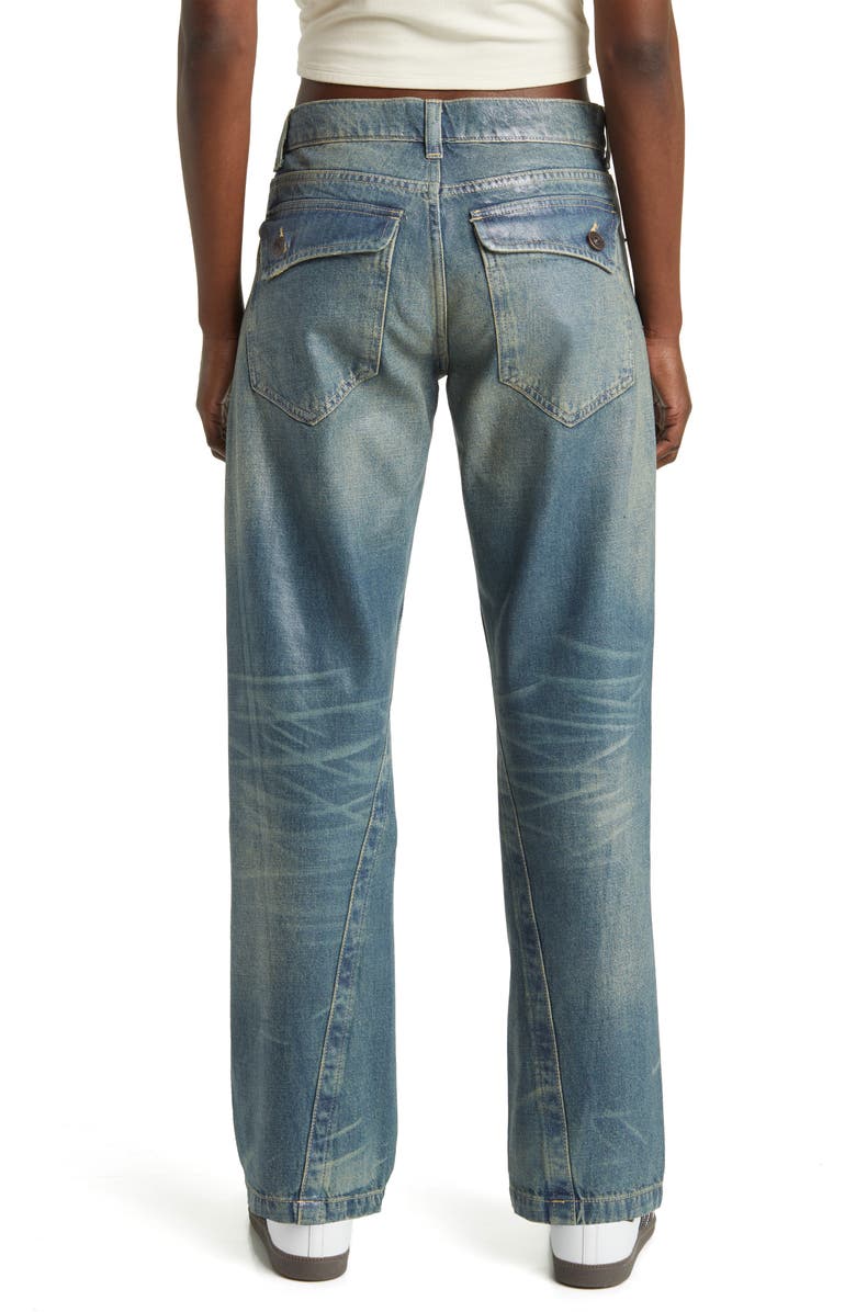 BDG Urban Outfitters 90s Loose Coated Jeans, Alternate, color, 