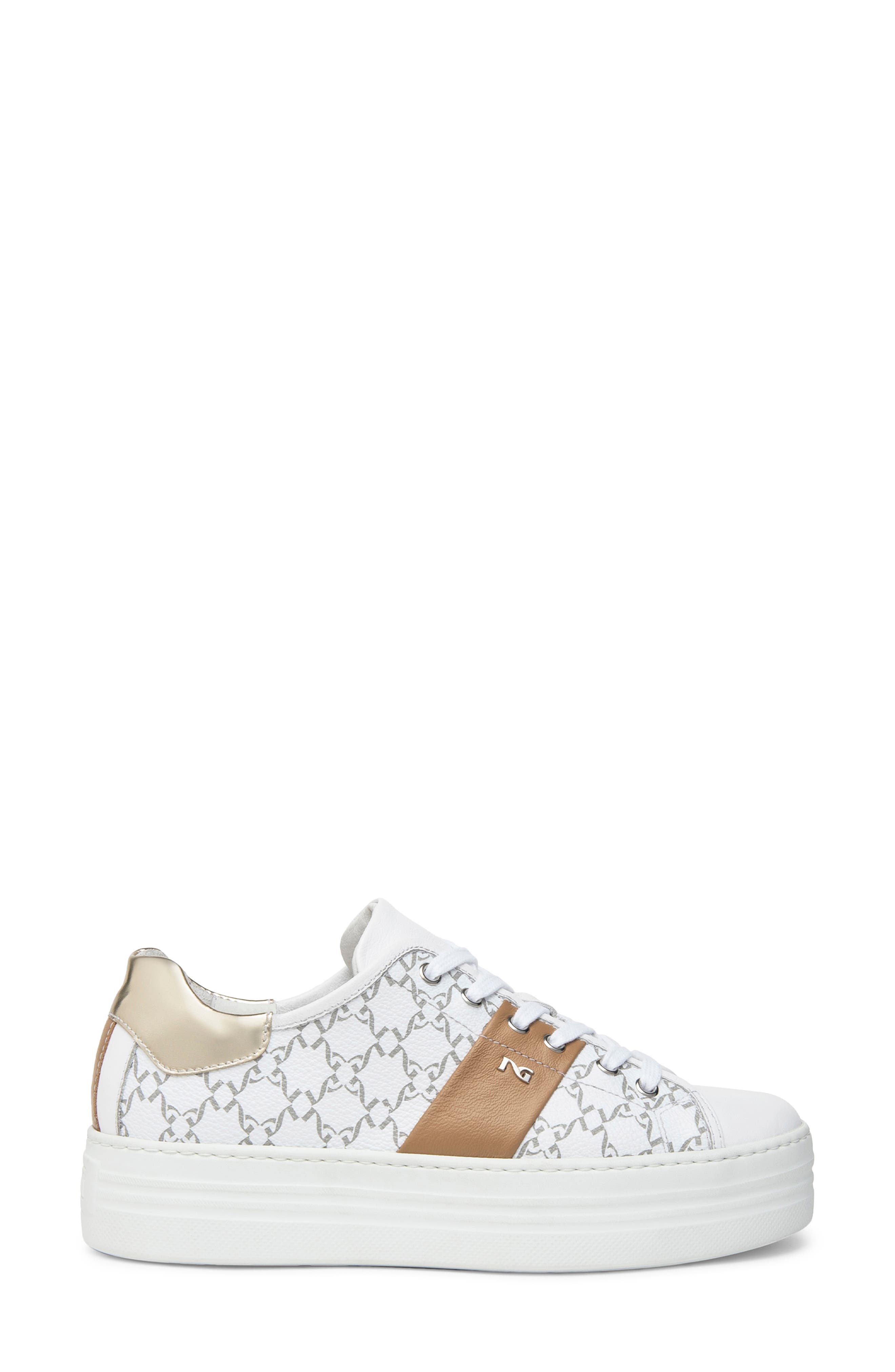 NeroGiardini Logo Platform Sneaker, Alternate, color, 
