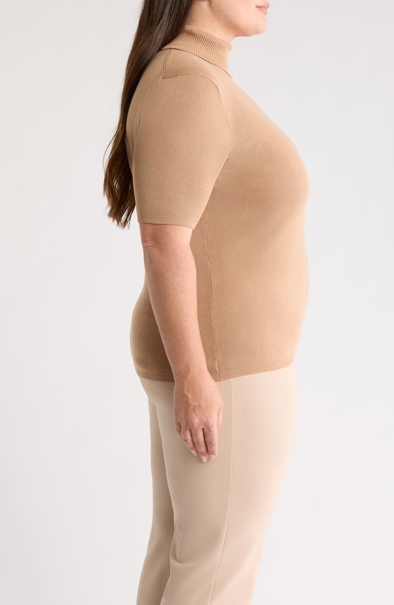 Anne Klein Elbow Sleeve Turtleneck Sweater, Alternate, color, 