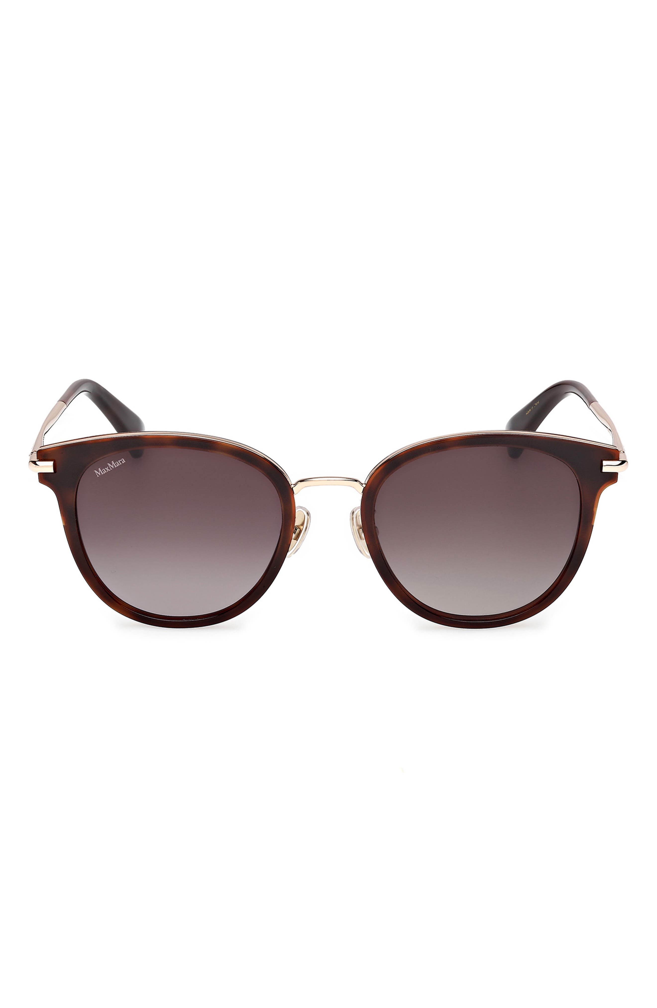 Max Mara 54mm Round Sunglasses