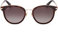 Max Mara 54mm Round Sunglasses