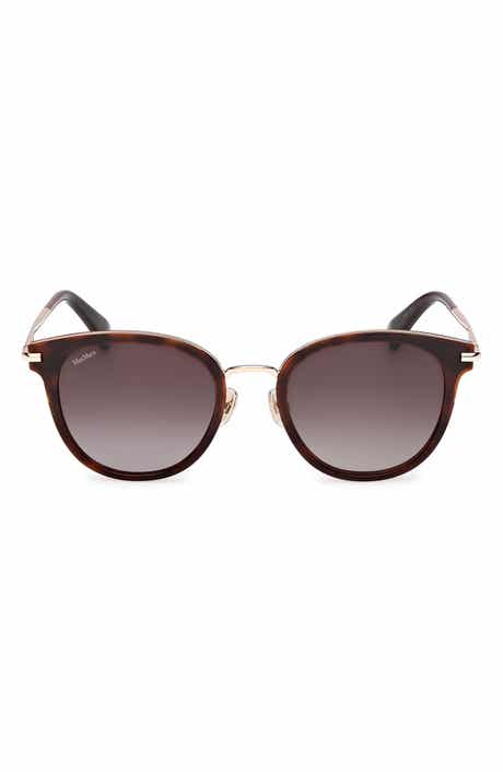 Max Mara 54mm Round Sunglasses