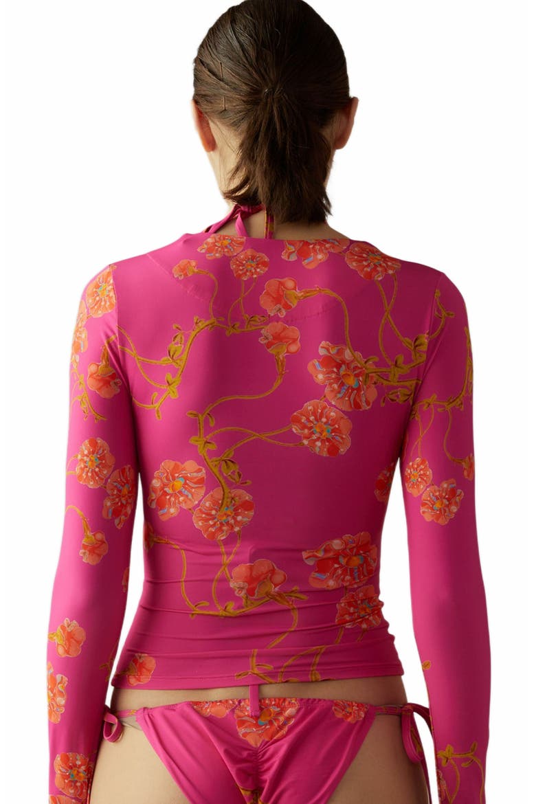 Bella Rashguard, Alternate, color, Brown