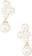 Shashi Nuit Blanche Freshwater Pearl Drop Earrings