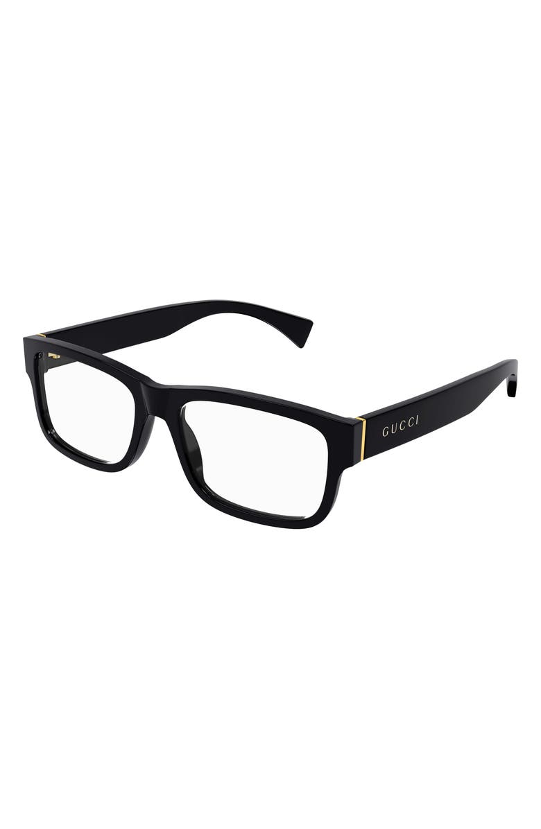 Gucci 56mm Rectangular Optical Frames, Main, color, 