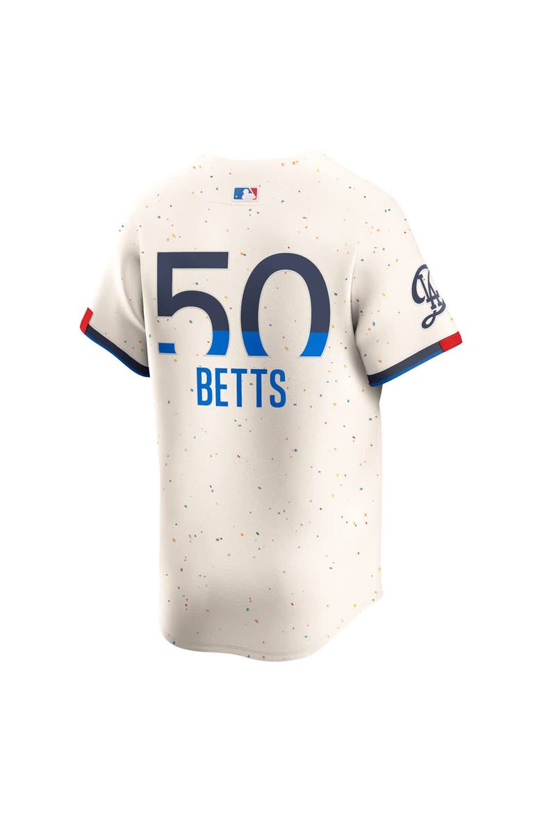 Men's Nike Mookie Betts Cream Los Angeles Dodgers City Connect Limited Player Jersey, Alternate, color, Cream