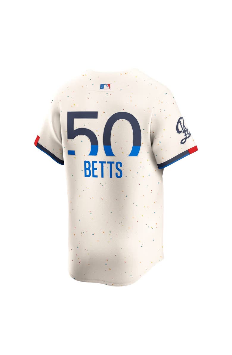 Nike Men's Nike Mookie Betts Cream Los Angeles Dodgers City Connect Limited Player Jersey, Alternate, color, Cream