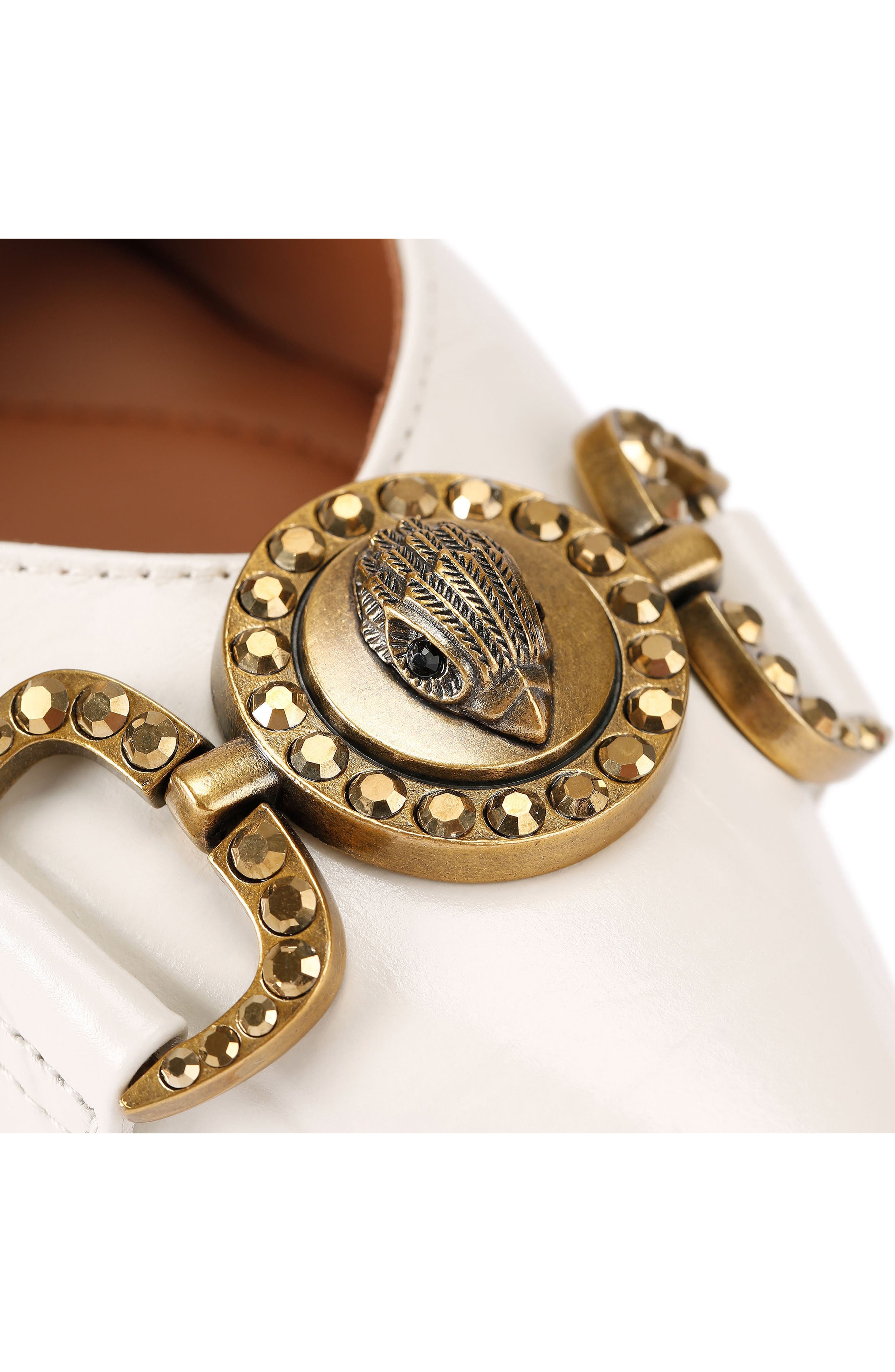 Kurt Geiger London Mansion Pointed Toe Mary Jane Flat, Alternate, color, Natural