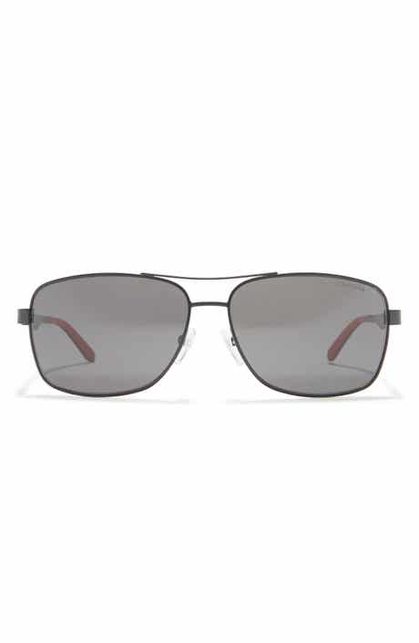 Carrera Eyewear Men's 61mm Rectangle Polarized Sunglasses