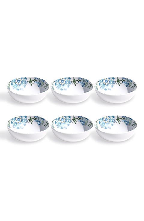 Set of Six Hana Ikat Cereal Bowls