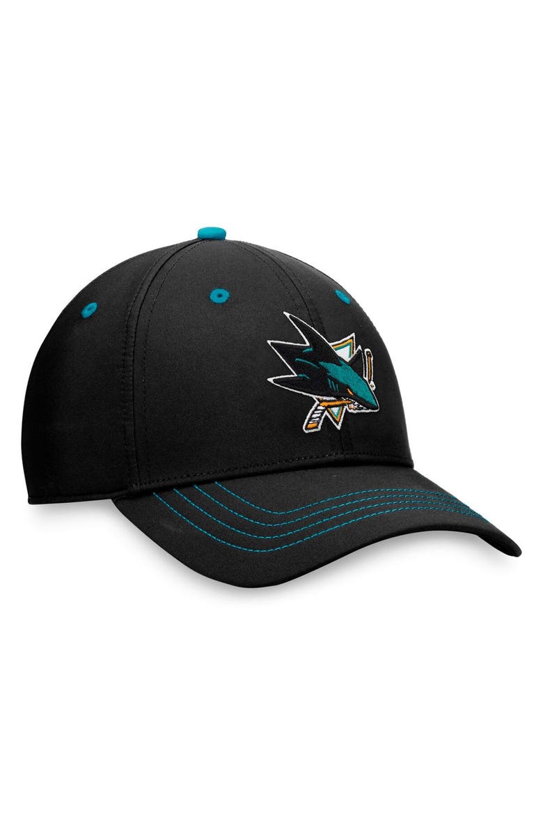 Men's Fanatics Branded Black San Jose Sharks Authentic Pro Rink Flex Hat, Alternate, color, Black