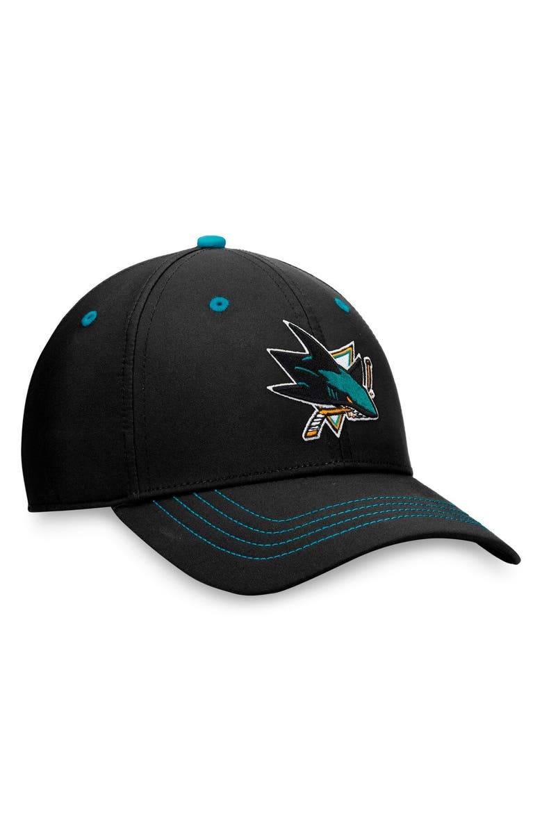 FANATICS Men's Fanatics Branded Black San Jose Sharks Authentic Pro Rink Flex Hat, Alternate, color, 