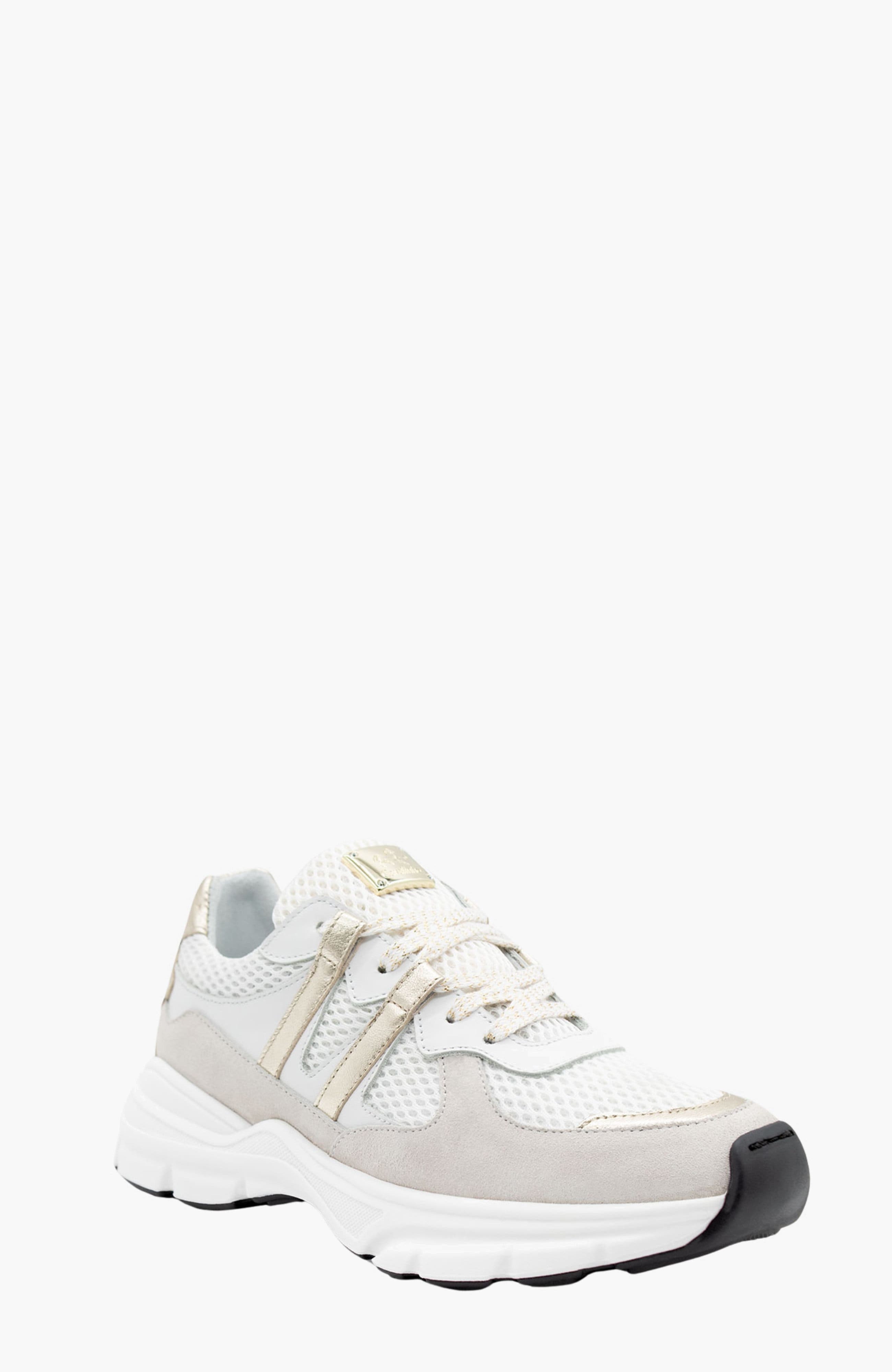 Roadway Sneakers, Alternate, color, White / Beige / Gold