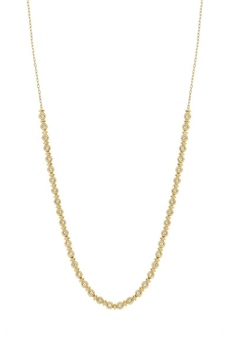 Monaco Diamond Frontal Necklace (Nordstrom Exclusive), Main, color, 18K YELLOW GOLD