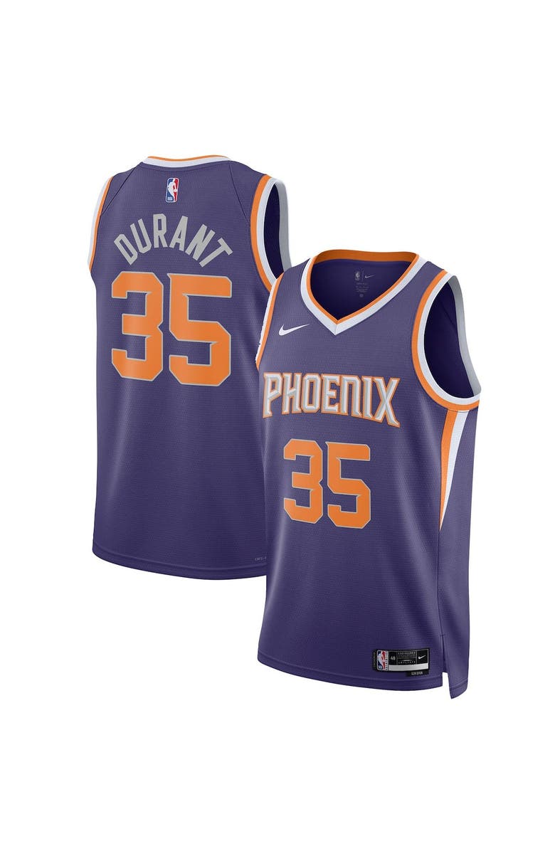 Nike Unisex Nike Kevin Durant Purple Phoenix Suns Swingman Jersey - Icon Edition, Alternate, color, 