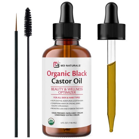 Organic Black Castor Oil, 4 fl oz
