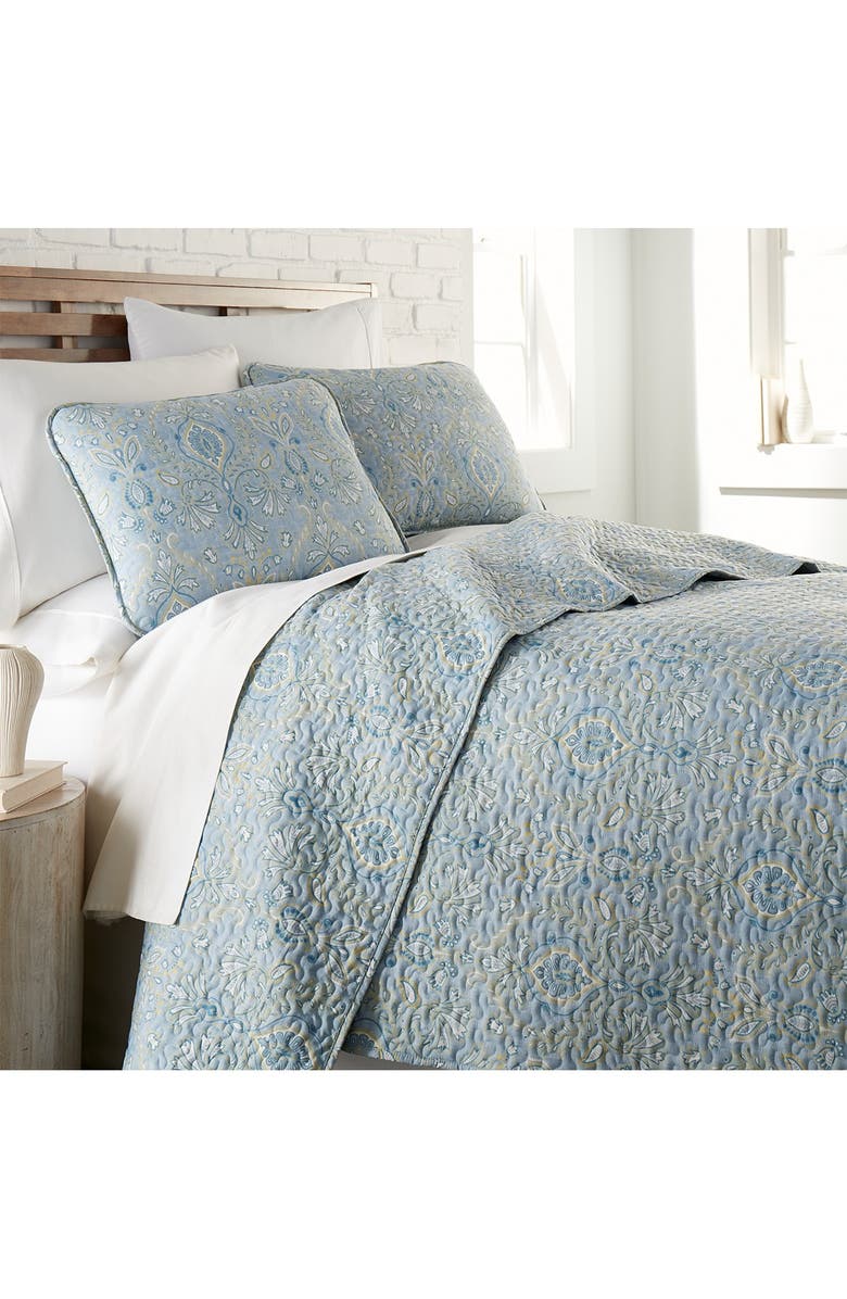 SOUTHSHORE FINE LINENS Luxury Collection Premium Ultra-Soft Quilt Cover Set, Main, color, Blue